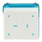 Диспенсер для бытовой туалетной бумаги LAIMA, тонированный голубой, 605043 - 4