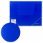 Папка на резинках BRAUBERG "Neon", неоновая, синяя, до 300 листов, 0,5 мм, 227463 - 5