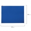 Доска c текстильным покрытием для объявлений 60х90 см синяя, ГАРАНТИЯ 10 ЛЕТ, РОССИЯ, BRAUBERG, 231700 - 5