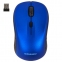 Мышь беспроводная SONNEN V-111, USB, 800/1200/1600 dpi, 4 кнопки, оптическая, синяя, 513519 - 1