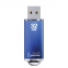 Флеш-диск 32 GB, SMARTBUY V-Cut, USB 2.0, металлический корпус, синий, SB32GBVC-B - 1