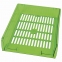 Лотки горизонтальные для бумаг, КОМПЛЕКТ 3 шт., 340х270х70 мм, тонированный зеленый, BRAUBERG "Office", 237261 - 3