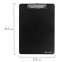 Доска-планшет BRAUBERG "SOLID" сверхпрочная с прижимом А4 (315х225 мм), пластик, 2 мм, ЧЕРНАЯ, 226822 - 5