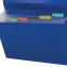 Папка на резинках BRAUBERG "Business", А4, 6 отделений, пластиковый индекс, синяя, 0,5 мм, 224144 - 1