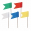 Булавки-флажки маркировочные BRAUBERG, цветные, 50 шт., пластиковая коробка, европодвес, 221537 - 3