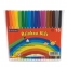 Фломастеры 18 ЦВЕТОВ CENTROPEN "Rainbow Kids", круглые, смываемые, вентилируемый колпачок, 7550/18ET, 7 7550 1802 - 1