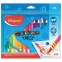 Восковые мелки MAPED (Франция) "Color'peps Twist", 24 цвета, выкручивающиеся в пластиковом корпусе, 860624 - 1