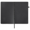 Скетчбук, черная бумага 140 г/м2 130х210 мм, 80 л., КОЖЗАМ, резинка, карман, BRAUBERG ART, черный, 113203 - 4