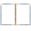 Папка адресная ламинированная с гербом России, формат А4, синий фон, А4107/П - 1
