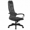 Кресло офисное МЕТТА "SU-B-8" пластик, ткань-сетка, сиденье мягкое, темно-серое - 3
