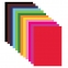 Картон цветной А4 немелованный, 12 листов 12 цветов, в папке, BRAUBERG, 200х290 мм, "Самолет", 113556 - 1