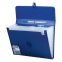 Папка-портфель пластиковая BRAUBERG А4 (332х245х35 мм), 13 отделений, синяя, 221379 - 2