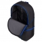 Рюкзак STAFF TRIP универсальный, 2 кармана, черный с синими деталями, 40x27x15,5 см, 270786 - 9