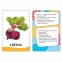 Карточки развивающие "Овощи, фрукты, ягоды", 32 карточек, 0+, Котятова Н.И., Росмэн, 20988 - 2