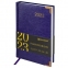 Ежедневник датированный 2023 А5 138x213 мм BRAUBERG "Senator", под кожу, фиолетовый, 114066 - 1