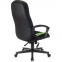 Кресло компьютерное ZOMBIE-9/BL+SD, подушка, экокожа/ткань, черное/зеленое, 1583709 - 5