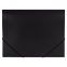 Папка на резинках BRAUBERG "Office", черная, до 300 листов, 500 мкм, 227713 - 2