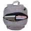 Рюкзак TIGER FAMILY молодежный, Muse, сити-формат, "Charcoal", серый, 45х29х14 см, 227883, TDMU-004A - 7