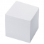 Блок для записей ОФИСМАГ непроклеенный, куб 9х9х9 см, белый, белизна 95-98%, 123019 - 1