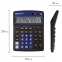 Калькулятор настольный BRAUBERG EXTRA-12-BKBU (206x155 мм), 12 разрядов, двойное питание, ЧЕРНО-СИНИЙ, 250472 - 3