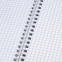 Тетрадь В5 (175х248 мм), 80 л., BRAUBERG, гребень, клетка, обложка пластик, "ОФИС", 401796 - 6