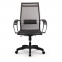 Кресло офисное МЕТТА "К-9" пластик, прочная сетка, сиденье и спинка регулируемые, черное - 3