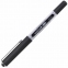 Ручка-роллер Uni-Ball Eye, ЧЕРНАЯ, корпус серебро, узел 0,5 мм, линия 0,3 мм, UB-150 BLACK - 1