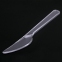 Нож одноразовый пластиковый 180 мм, прозрачный, КОМПЛЕКТ 50 шт., ЭТАЛОН, БЕЛЫЙ АИСТ, 607843 - 8