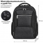 Рюкзак BRAUBERG URBAN универсальный, с отделением для ноутбука, серый/черный, 46х30х18 см, 270751 - 1