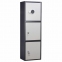Шкаф металлический для документов AIKO "SL-150/3ТEL" ГРАФИТ, 1490х460х340 мм, 37 кг, S10799153902 - 1