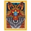 Картина стразами (алмазная мозаика) сияющая 40х50 см, ОСТРОВ СОКРОВИЩ "Рыжая лисица", без подрамника, 662448 - 1