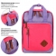 Рюкзак BRAUBERG FRIENDLY молодежный, розово-сиреневый, 37х26х13 см, 270092 - 2