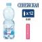 Вода ГАЗИРОВАННАЯ питьевая СЕНЕЖСКАЯ, 0,5 л, пластиковая бутылка - 1