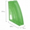 Лотки вертикальные для бумаг, КОМПЛЕКТ 4 шт., 240х70х270 мм, тонированный зеленый, BRAUBERG "Ultra", 237236 - 5