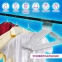 Вешалки-плечики для одежды, размер 48-50, металл, антискользящие, КОМПЛЕКТ 20 шт., белые, BRABIX PREMIUM, 608470 - 1