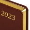 Ежедневник датированный 2023 А5 138x213 мм BRAUBERG "Iguana", под кожу, коричневый, 114032 - 4