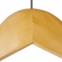 Вешалка-плечики, размер 48-50, деревянная, анатомическая, перекладина, цвет сосна, BRABIX "Люкс", 601163 - 3