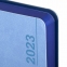 Ежедневник датированный 2023 А5 138x213 мм BRAUBERG "Metropolis Mix", под кожу, голубой, 114118 - 4