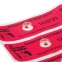 Пломбы самоклеящиеся номерные "АНТИМАГНИТ", для счетчиков, комплект 100 шт., 66 мм х 22 мм, красные, 602476 - 1