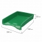Лоток горизонтальный для бумаг STAFF "Profit", A4 (330х260х60 мм), полипропилен, зеленый, 237273 - 4