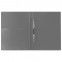 Папка с металлическим скоросшивателем и внутренним карманом BRAUBERG "Диагональ", серебристая, до 100 листов, 0,6 мм, 221353 - 2