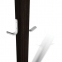 Вешалка-стойка SHT-CR11, 1,8 м, основание 40 см, 5 крючков + 2 дополнительных, дерево/металл, венге/хром - 3