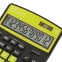 Калькулятор настольный BRAUBERG EXTRA COLOR-12-BKLG (206x155 мм), 12 разрядов, двойное питание, ЧЕРНО-САЛАТОВЫЙ, 250477 - 4