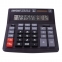 Калькулятор настольный ОФИСМАГ OFM-333 (200x154 мм) 12 разрядов, двойное питание, ЧЕРНЫЙ, 250462 - 1