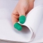 Напальчник для бумаги резиновый, диаметр 18 мм, высота 30 мм, ALCO (Германия) 766, зеленый, 811525 - 1
