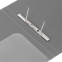 Папка с металлическим скоросшивателем и внутренним карманом BRAUBERG "Диагональ", серебристая, до 100 листов, 0,6 мм, 221353 - 5