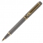 Ручка подарочная шариковая GALANT "Dark Chrome", корпус матовый хром, золотистые детали, пишущий узел 0,7 мм, синяя, 140397 - 1