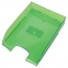 Лоток горизонтальный для бумаг BRAUBERG "Office style", 320х245х65 мм, тонированный зеленый, 237292 - 3