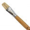 Кисть ПИФАГОР, ЩЕТИНА, плоская, № 16, деревянная лакированная ручка, пакет с подвесом, 200877 - 2