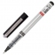 Ручка-роллер BRAUBERG "Flagman", ЧЕРНАЯ, корпус серебристый, хромированные детали, узел 0,5 мм, линия письма 0,3 мм, 141555 - 1